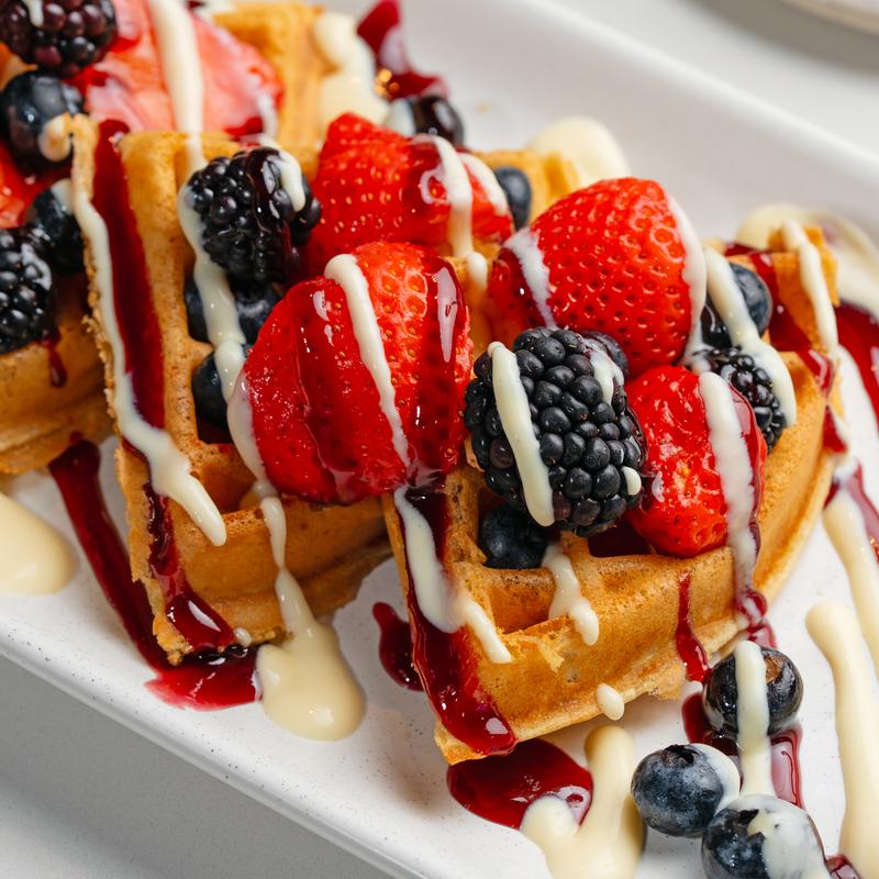 menu item 5 of 9, Berry Bliss Waffle