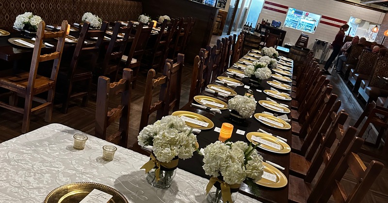 Interior, restaurant booths