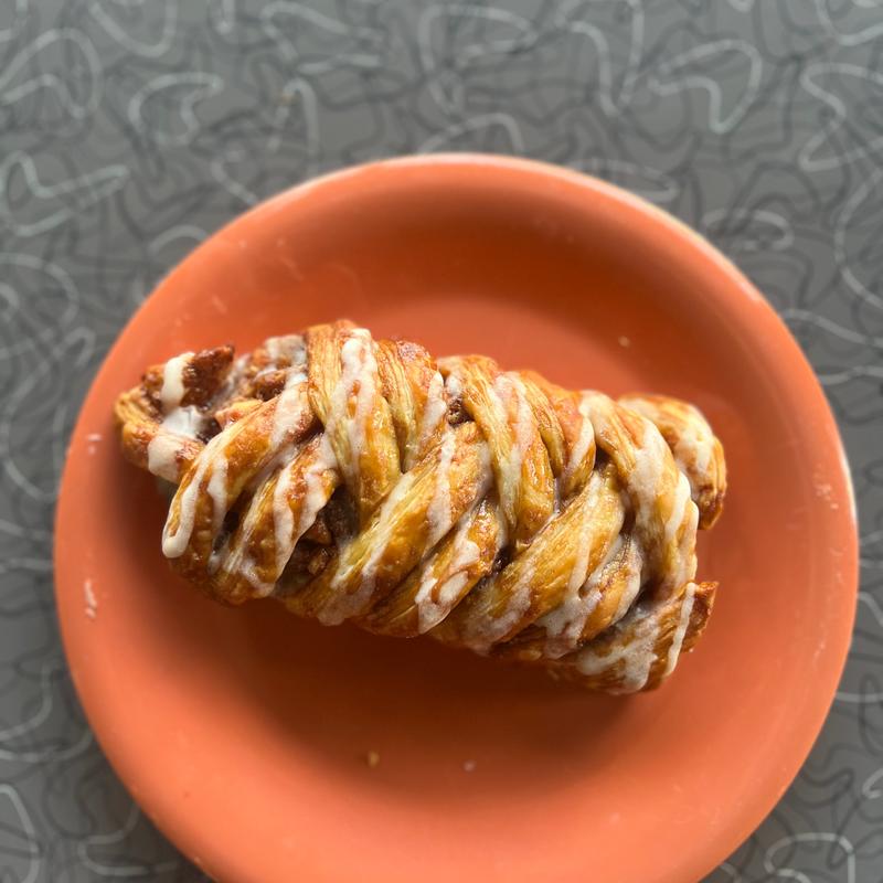 Braided Cookie Butter Croissant photo