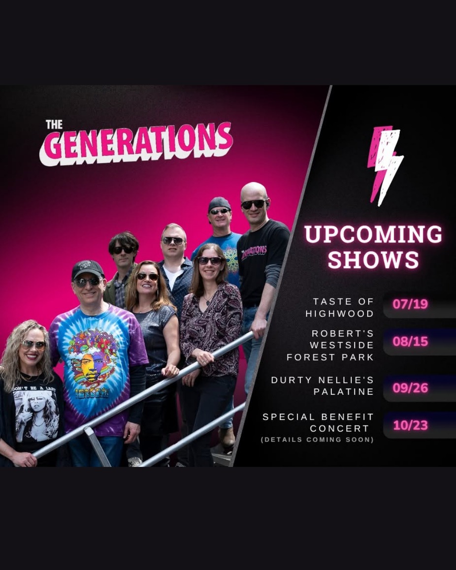 The Generations Live at Durty Nellies in Palatine event photo