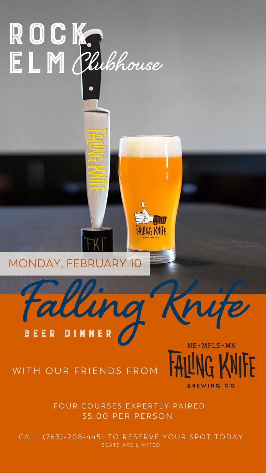 Falling Knife Beer Dinner event photo