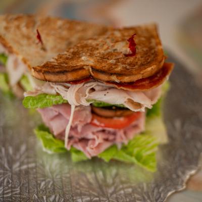 Ham, Turkey, Bacon Triple Decker.