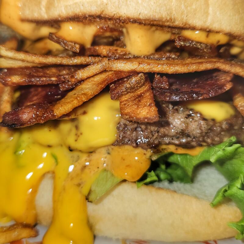 menu item 35 of 47, Hash Melt Burger Sandwich Only