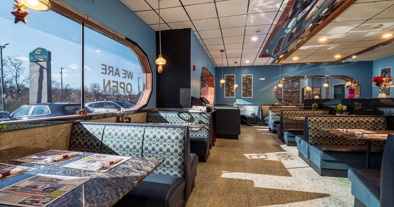 Interior, dining area