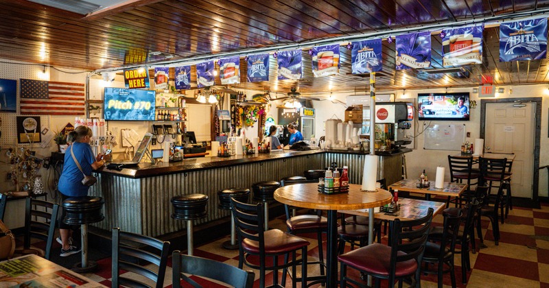 Interior dining area