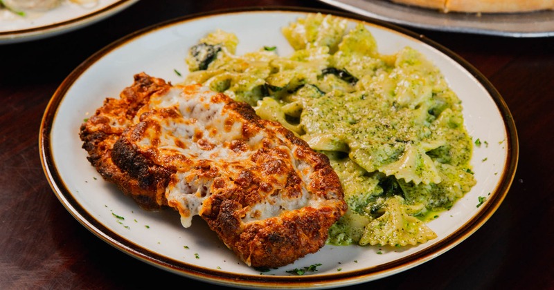 Chicken Parm Pesto meal