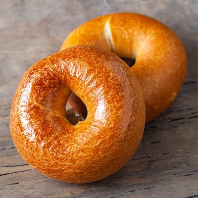 Fresh bagels.