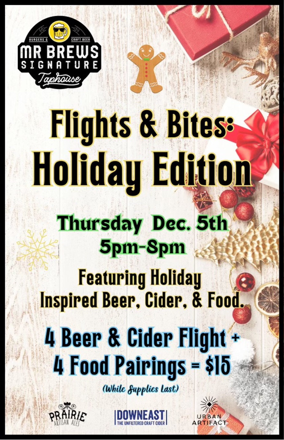 Holiday Flights & Bites event photo