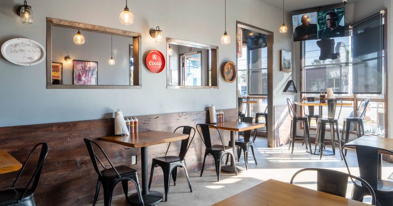 Interior, dining area