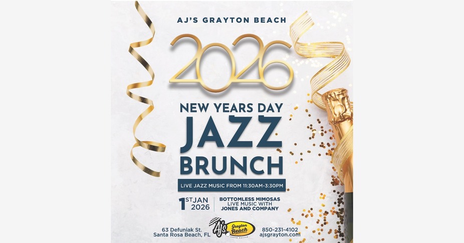 **Kick Off 2026 at AJ's Grayton Beach Jazz Brunch!** event photo