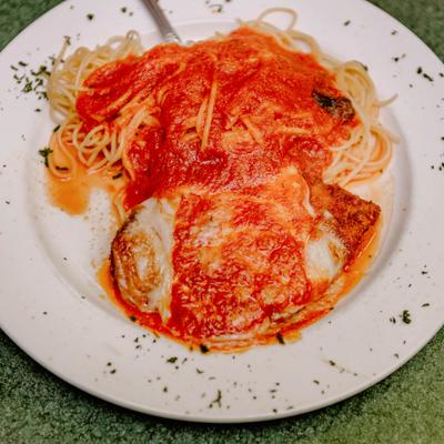 Chicken Parmigiana.