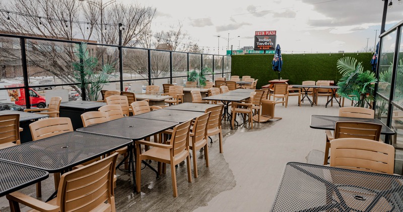 Exterior seating area