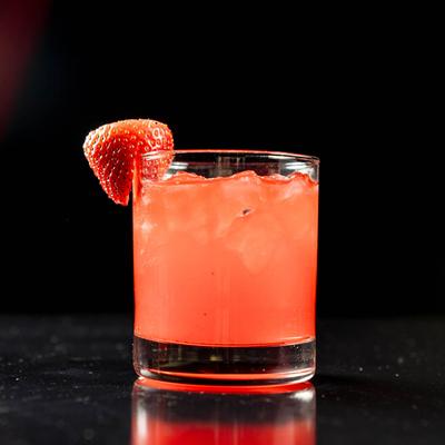 Strawberry cocktail.