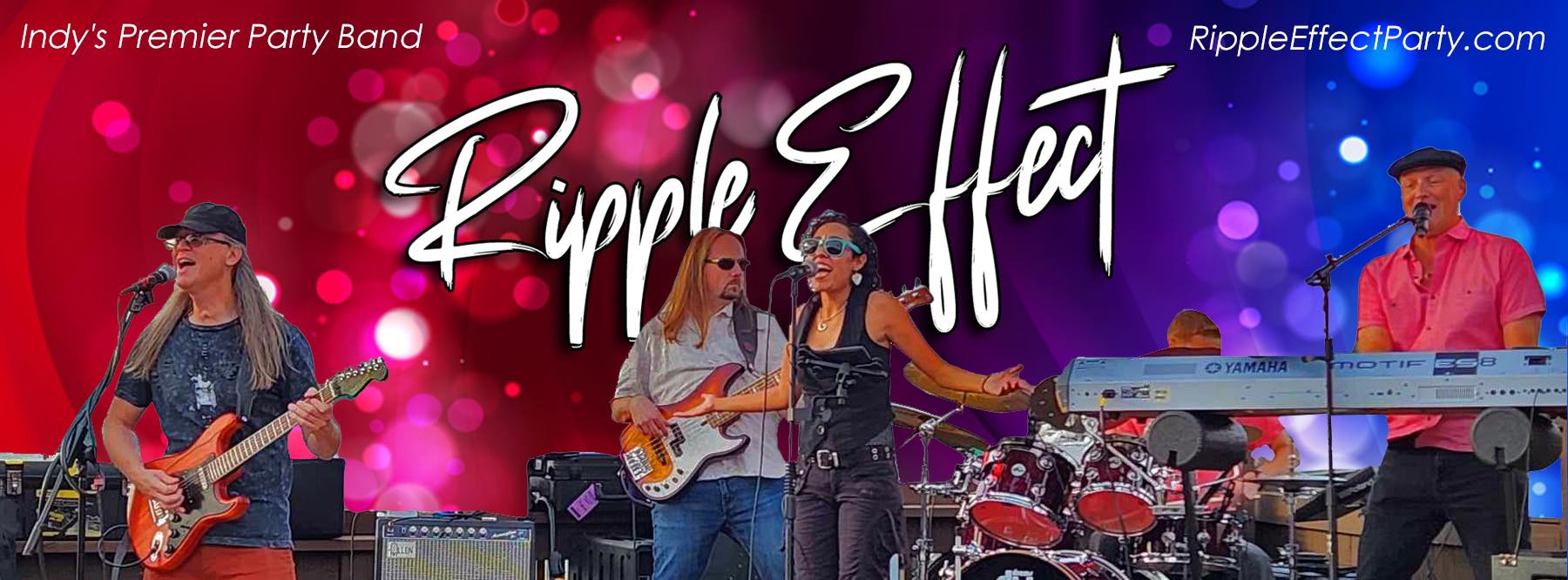 Ripple Effect band photo promoting New Year's Eve celebration