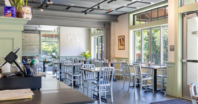 Interior, seating area