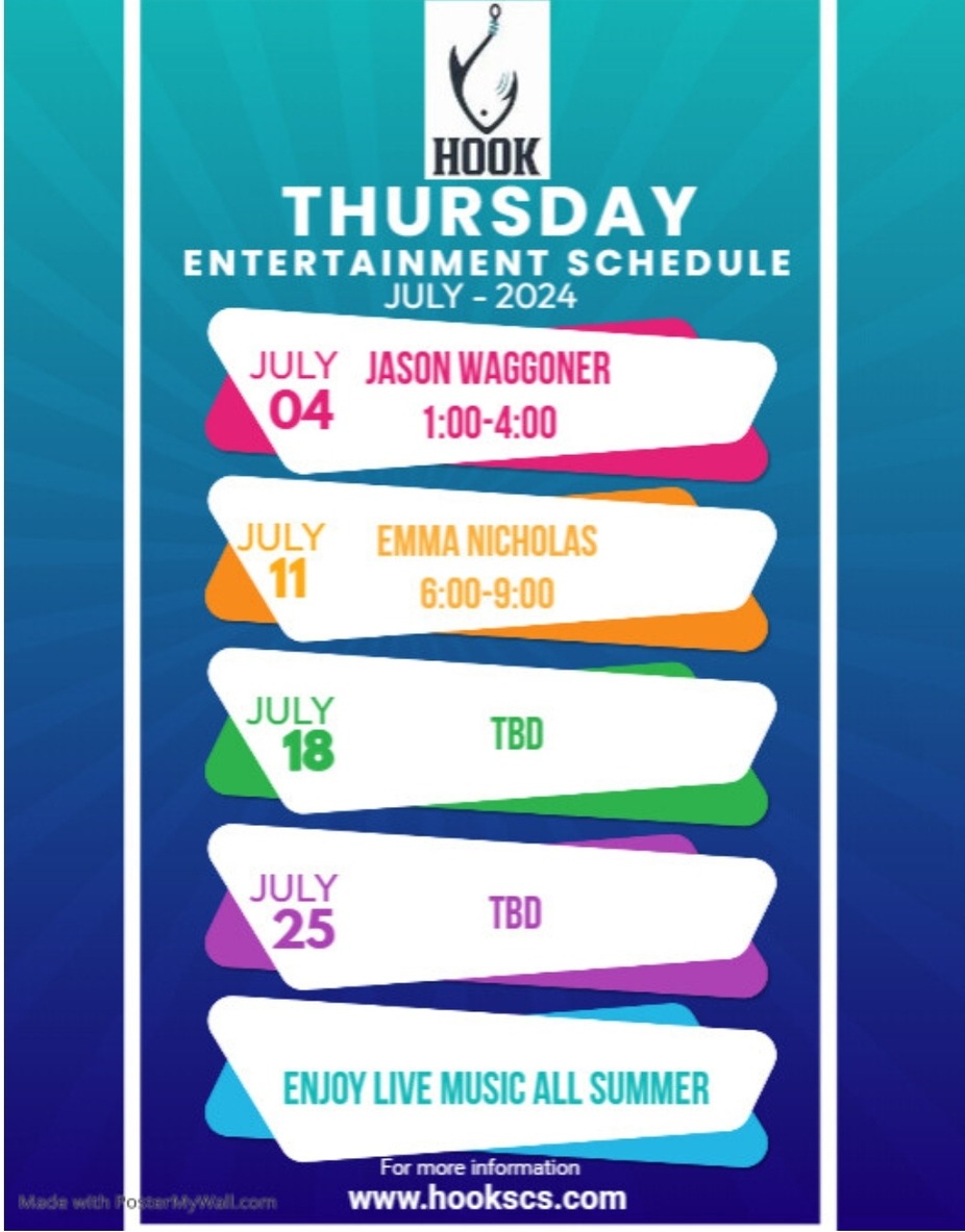 Thursday Entertainment Schedule event photo