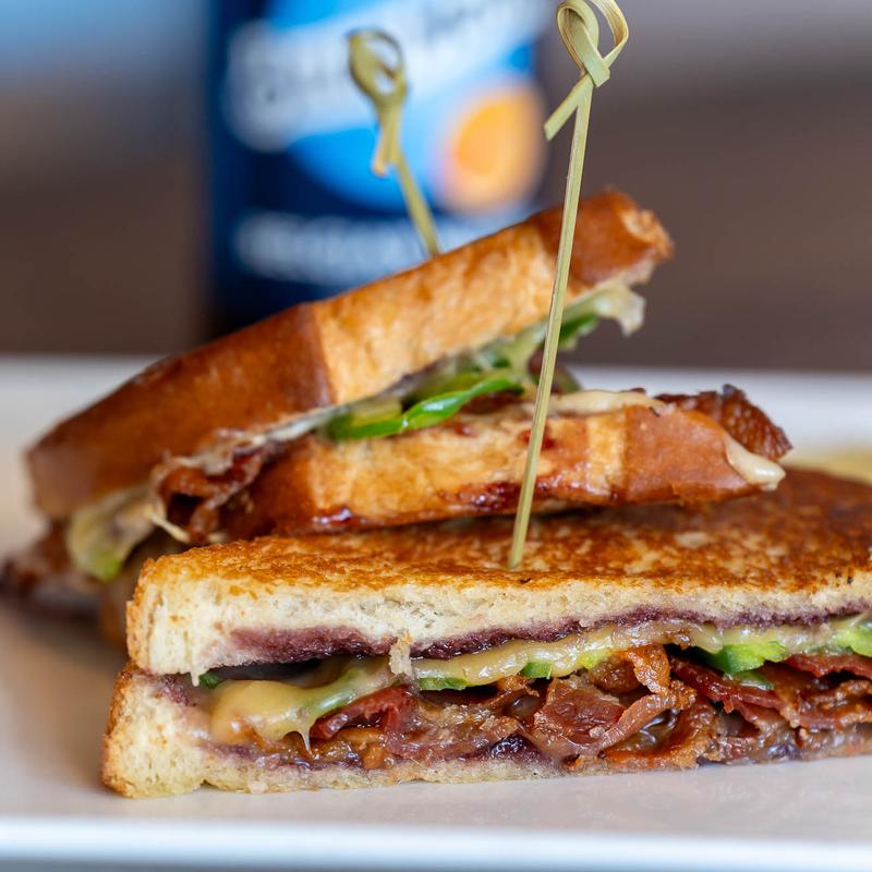 BLACKBERRY BACON GRILLED CHEESE photo