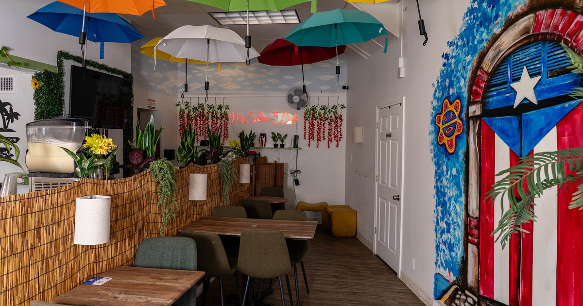 Interior seating area