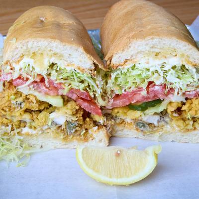 Fried Oyster sandwiches.