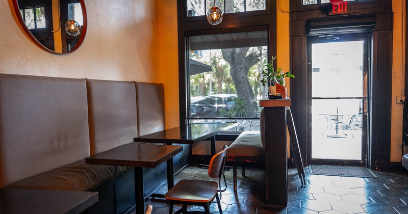 Interior, seating space