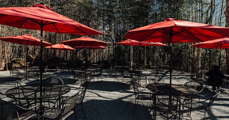 Patio tables and seating