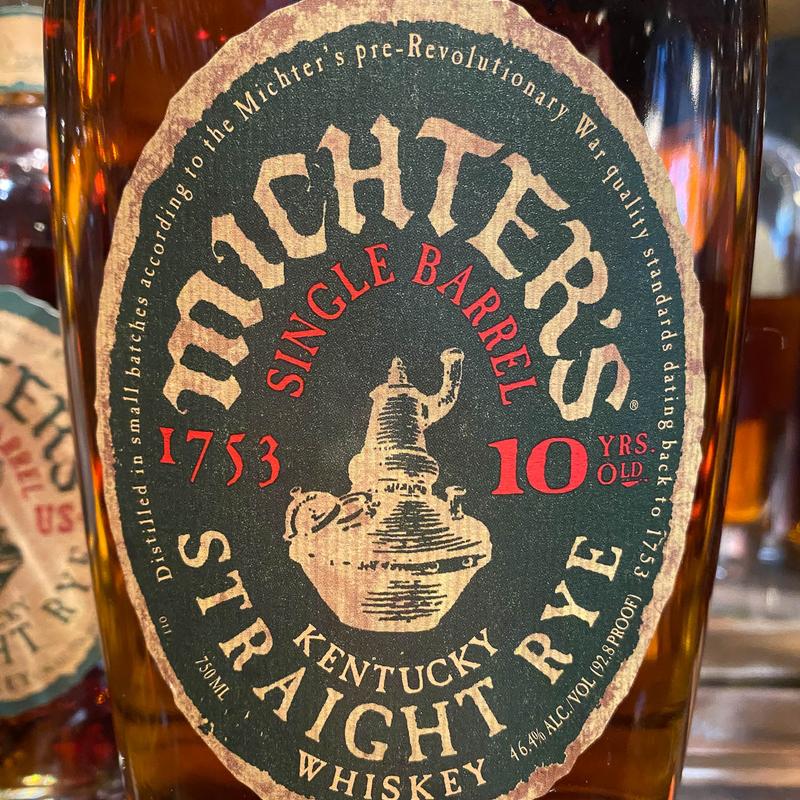 MICHTER’S 10yr single barrell rye photo