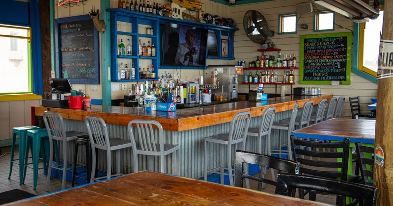 Interior, bar area