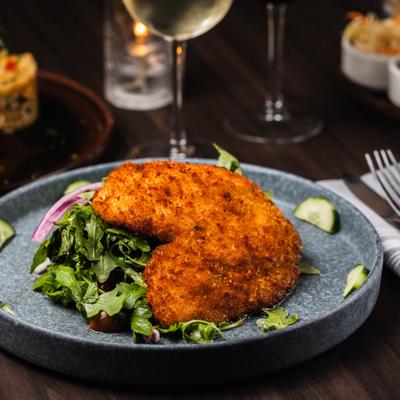 Chicken Milanese Salad.