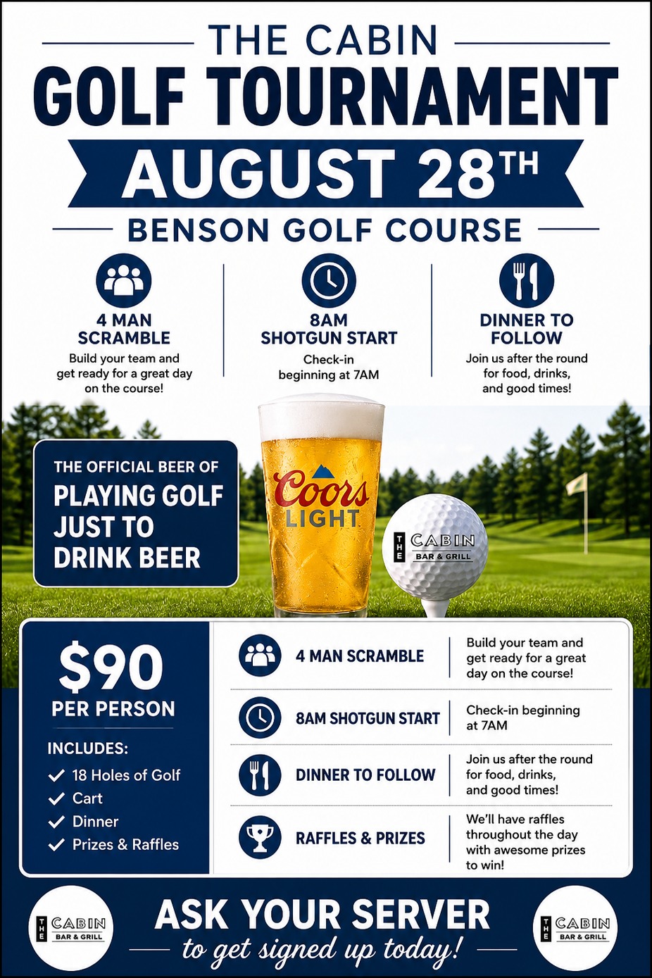 Cabin Golf Outing event photo