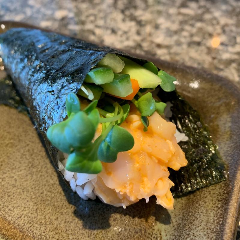 Spicy Scallop Hand Roll photo