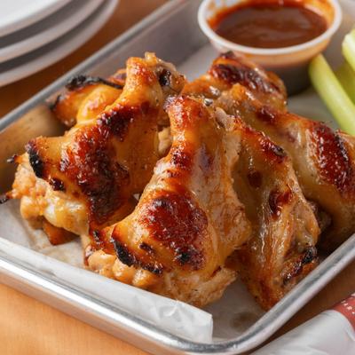 Wood Fired Wings.