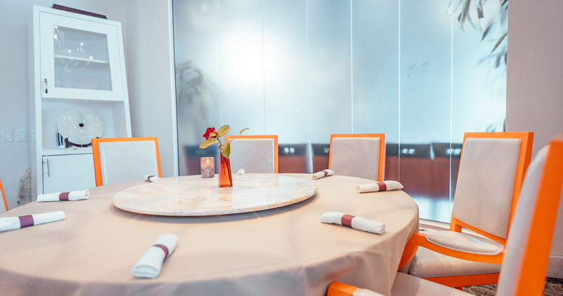 Table ready for guests