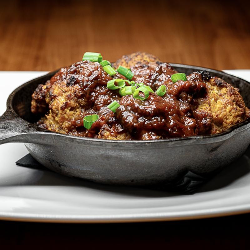 Yam & Chorizo Meatballs.