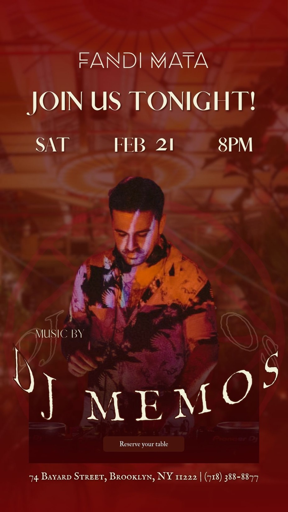 Music by DJ Memos event photo