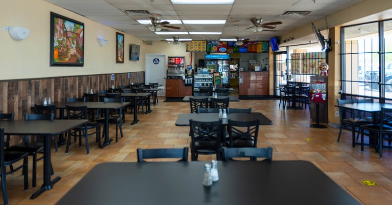 Interior, big dining area