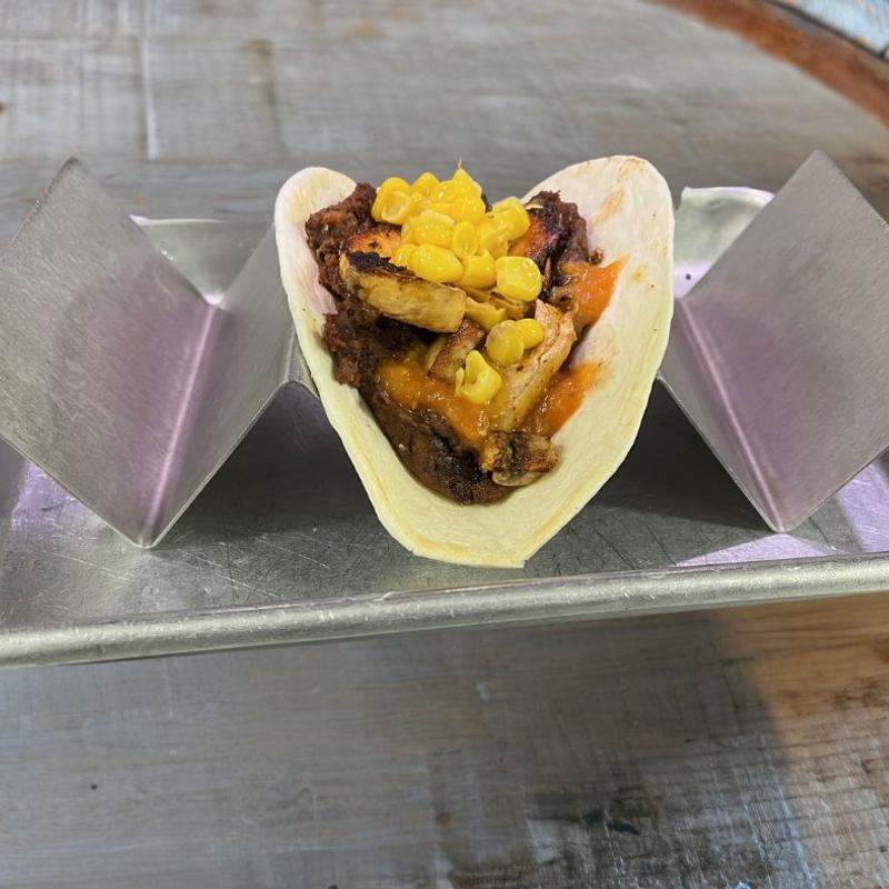 Black Bean & Mushroom Burger Taco photo