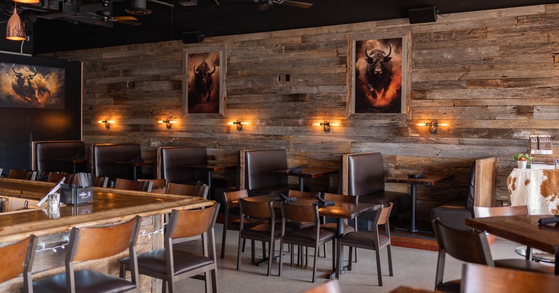 Interior dining space