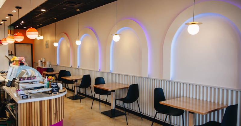 Interior seating area