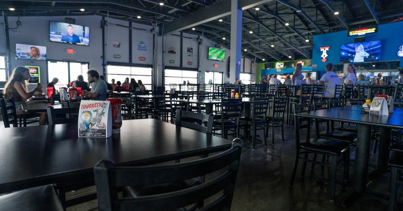 Interior, main seating area