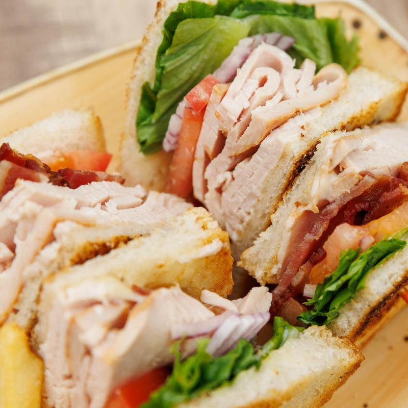 *Turkey Club Sandwich photo
