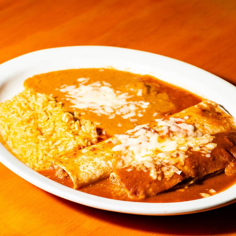 menu item 8 of 8, Burrito, Enchilada, Rice or Beans