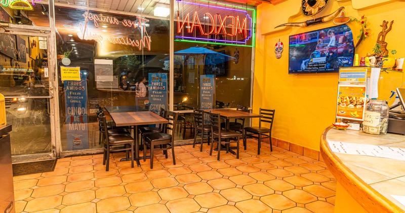Interior, dining area