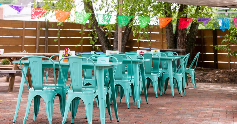 Exterior, seating area