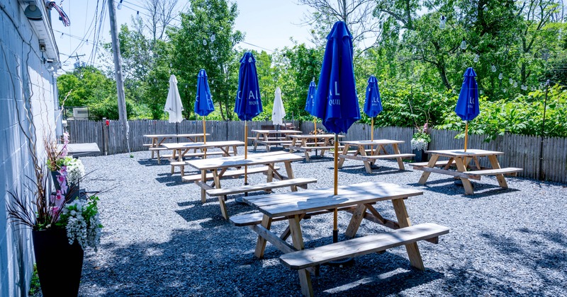 Outdoor seating area