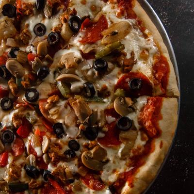 Supreme Pizza close up