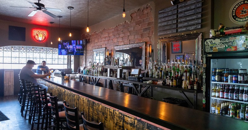 Interior, bar counter area