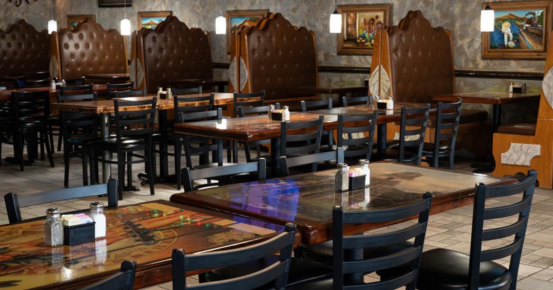 Interior, dining area