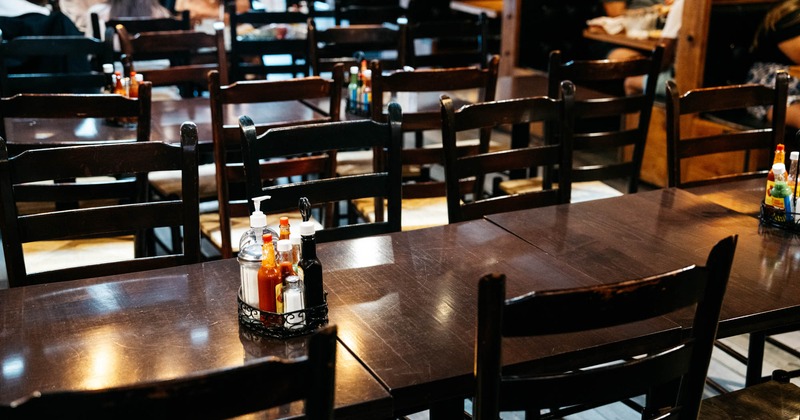 Interior, dining area