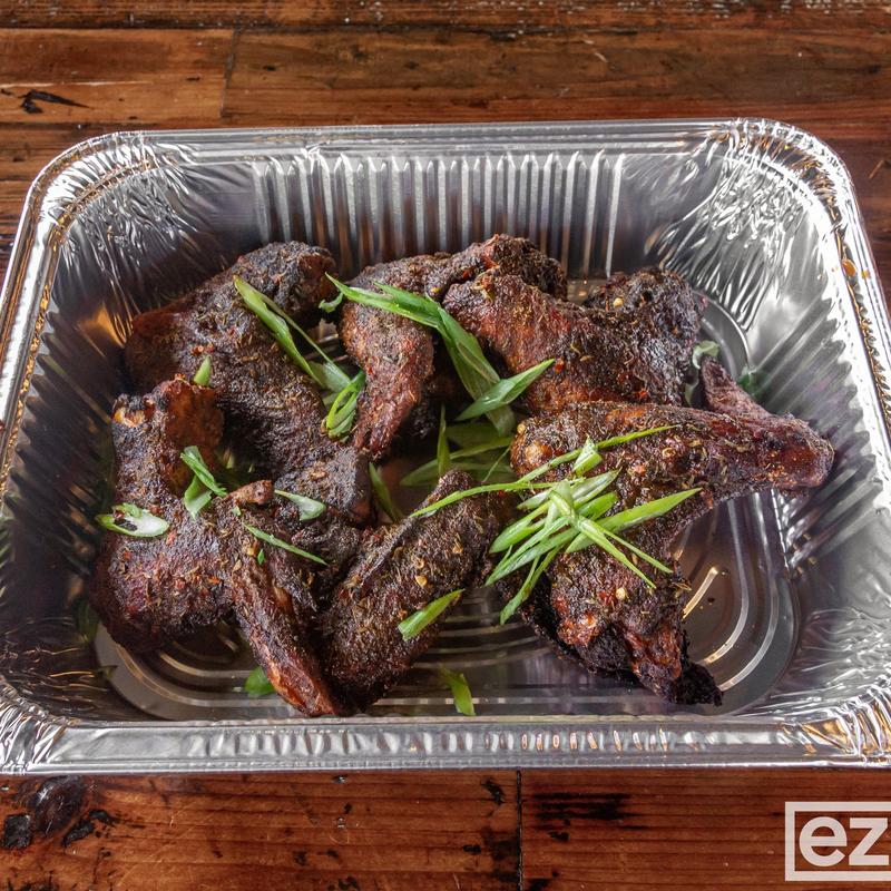 Jumbo Jerk Wings with a Raspberry Coulis photo