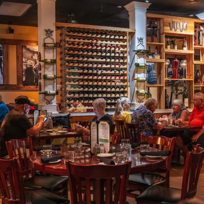 Inside dinning area..